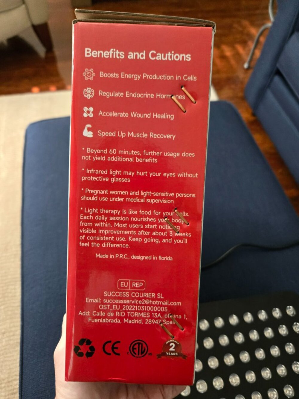BestQool Red Light Therapy Panel - Picture 14 of 14